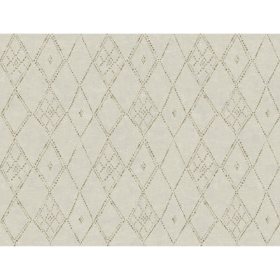 Rouleau de papier peint lisse L 27 pi x l 27 po Souk Diamonds