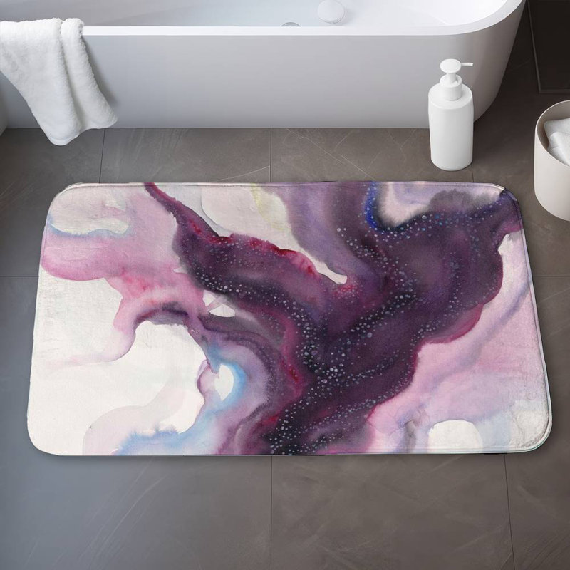Kadijah Microfiber Non-Slip Bath Mat