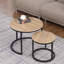 Table d'appoint ronde, table basse d'appoint, peu encombrante, style industriel moderne