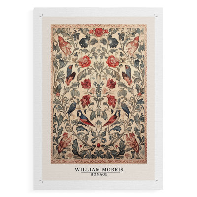 WM MORRIS Series CCCXIV -Canvas Print Only - NOT FRAMED