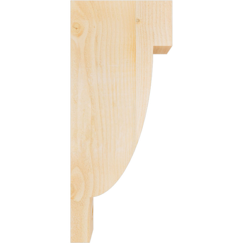 Corbeau alpin, H 28 po x l 4 po x P 12 po, Sapin de Douglas, Sciage brut