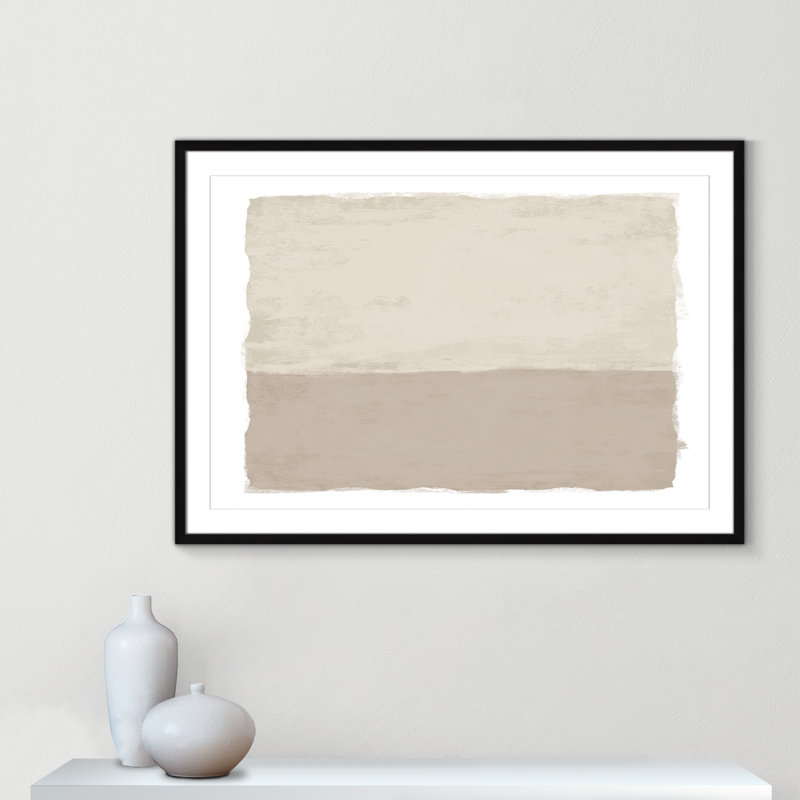 Silent Sands II - Landscape Version Print par Natalie Carpentieri, L 41,5 po x H 29,5 po, Imprimé mat, Noir satiné
