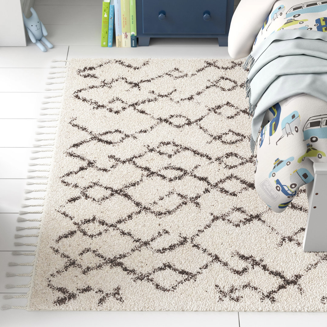 Lollar Cream/Charcoal Rug Langley Street® Rug 