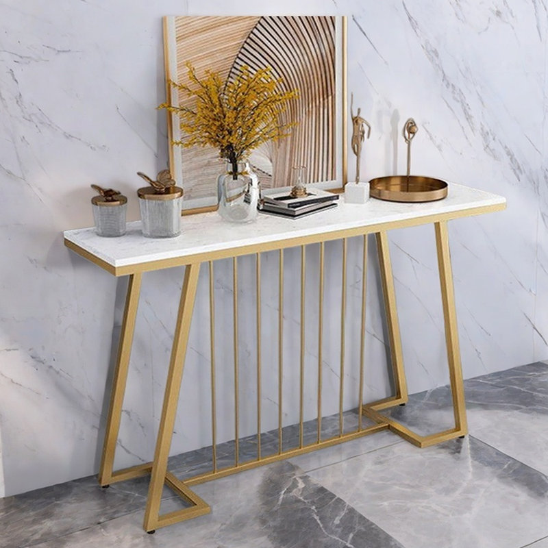 Console Nordic Luxury, Blanc, H 31,5 po x l 39,4 po x P 11,8 po