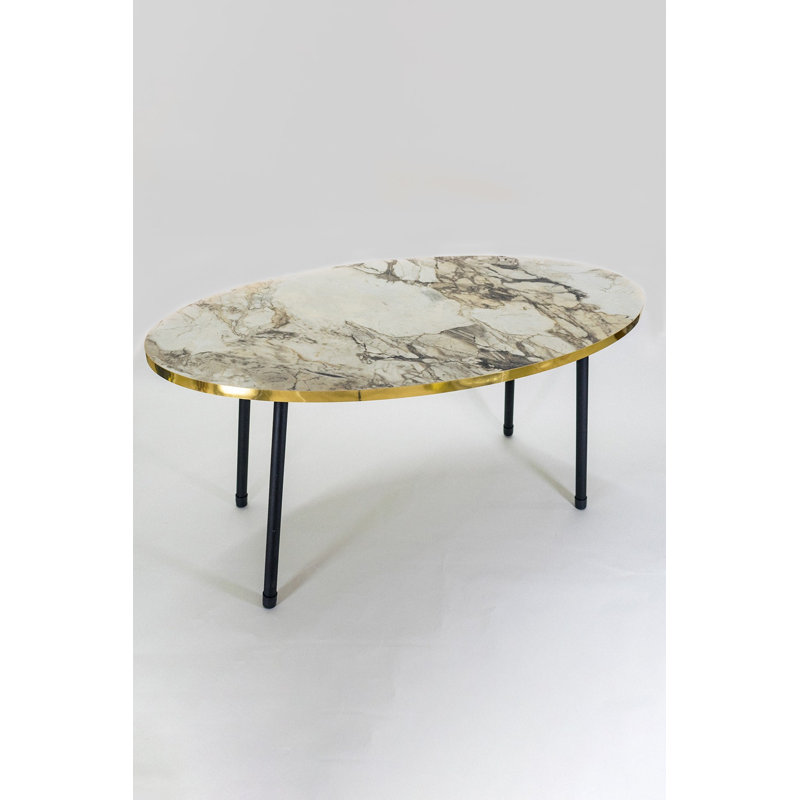 Vandewa 35cm Console Table, White Marble