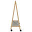  Portant à vêtements avec tablettes et roulettes 41,7 po x 13,4 po x 41,9 po