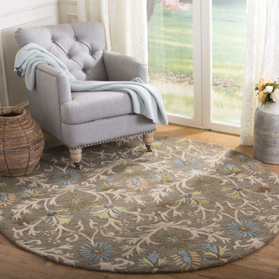Tapis en laine touffeté à la main Cannen