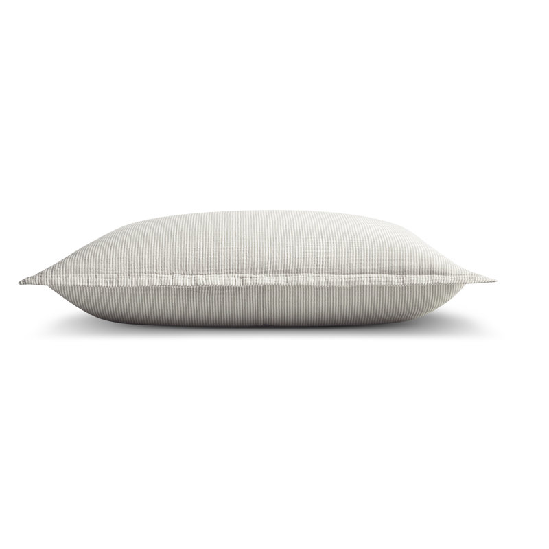 Kimball Duvet Cover Set, Charcoal/White, Queen Duvet Cover + 2 Queen Shams