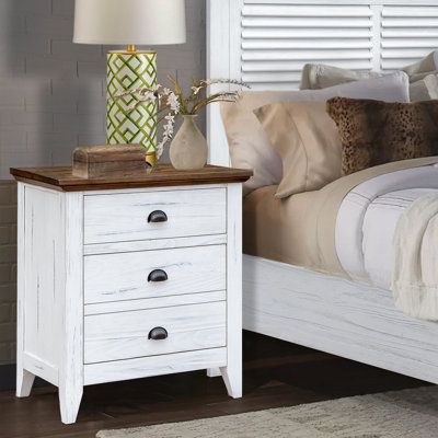 Milne 28'' W Solid Wood Nightstand