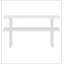 Console Retro Elegant avec plateau effet marbre-1254426
