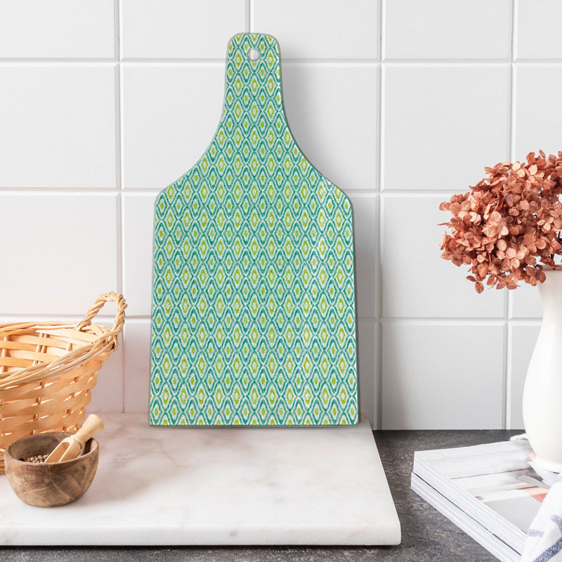 Planche à découper en verre trempé Ambesonne Ikat