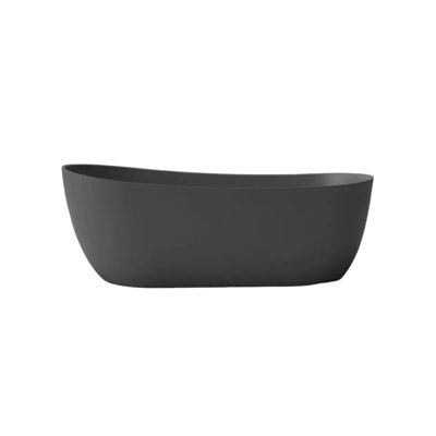 63'' x 31.5'' Freestanding Stone Bathtub