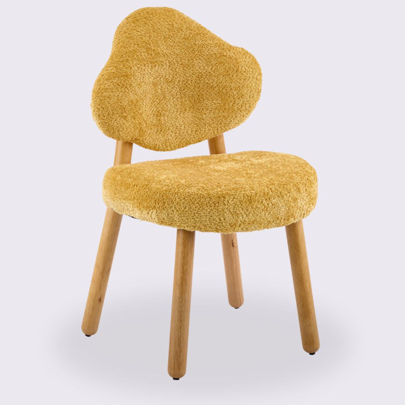 Ensemble de 2 chaises d'appoint rembourrées Cloud, Jaune