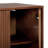 Tremolo Modern 4-Door Sideboard Buffet Cabinet with Adjustable Shelves & Fluted Push-Open Doors for Dining or Living Room-765944802