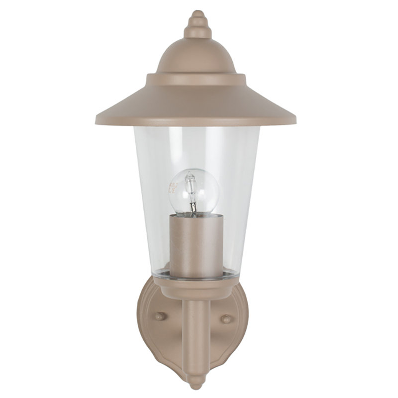 Bertrix Outdoor Wall Lantern, Taupe