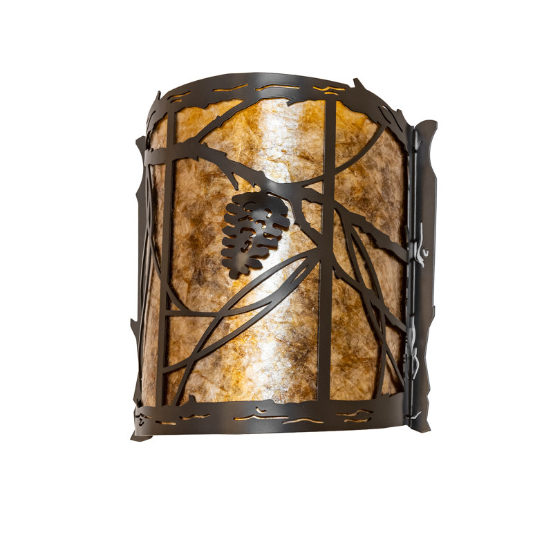Steel Flush Mounted Sconce