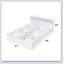 Grand lit perse blanc avec rangement Perse