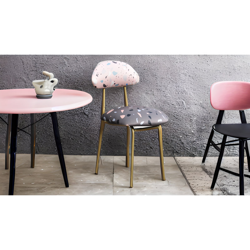 Terrazzo Upholstered Slipper Chair