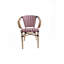 Stackable Outdoor Patio Dining Armchair with Cushion