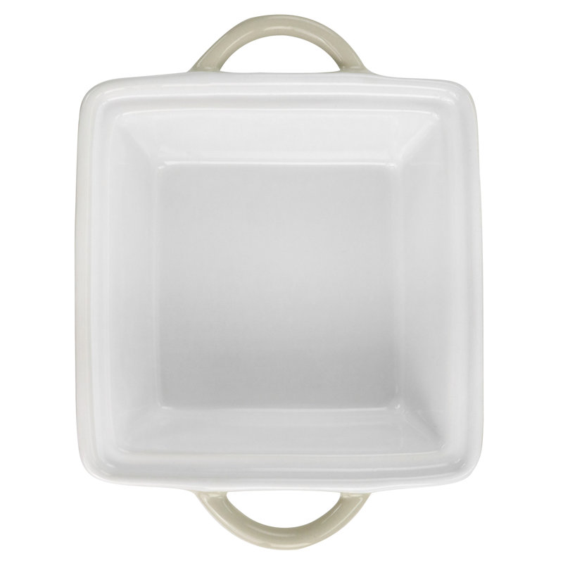 Mini casserole en grès avec couvercle Martha Stewart, Beige