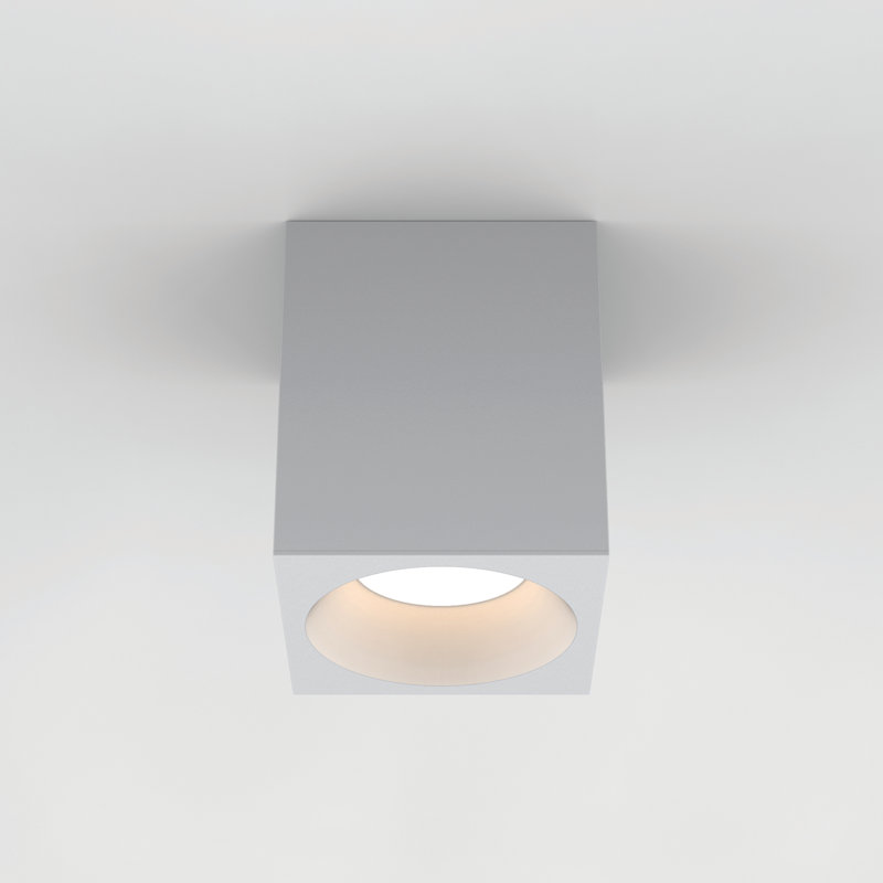 Kos LED Outdoor Flush Mount, 130, Textured Black