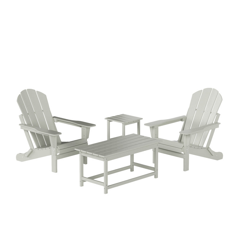 Laguna Foldable Outdoor Adirondack Chair, Sand