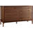 Walnut Grove Walnut Solid Wood 67 " W 8 - Drawer Dresser