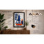 Camper at Treeline Retro 1 Piece Single Picture Frame Wall Art-136653373-136653372