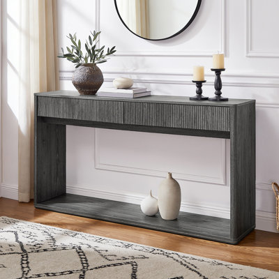 Console 63 po, table de vestibule avec tiroirs, table de salon, couloir, vestibule 63 po