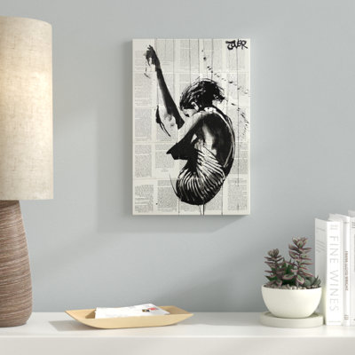 « plongée », impression sur toile