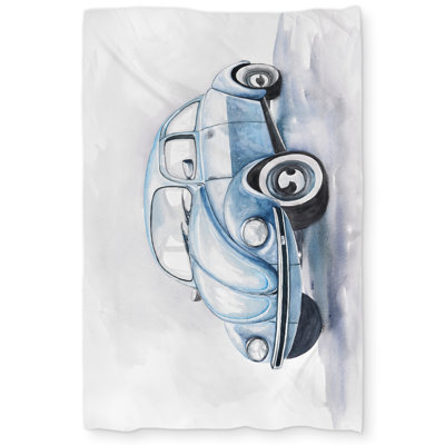 Beetle Blue Car Duvet Cover | Stylish Home Decor for Kids