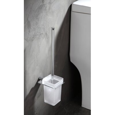 Ayelt 17.81in. H Wall Mounted Toilet Brush and Holder -  ANZZI, AC-AZ055