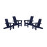 Chaise Adirondack en PEHD toutes saisons Ratcliff