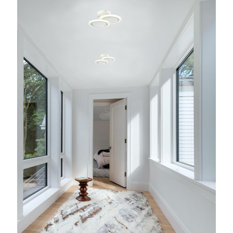 Modern LED Ceiling Light Matte White 15W 4000K