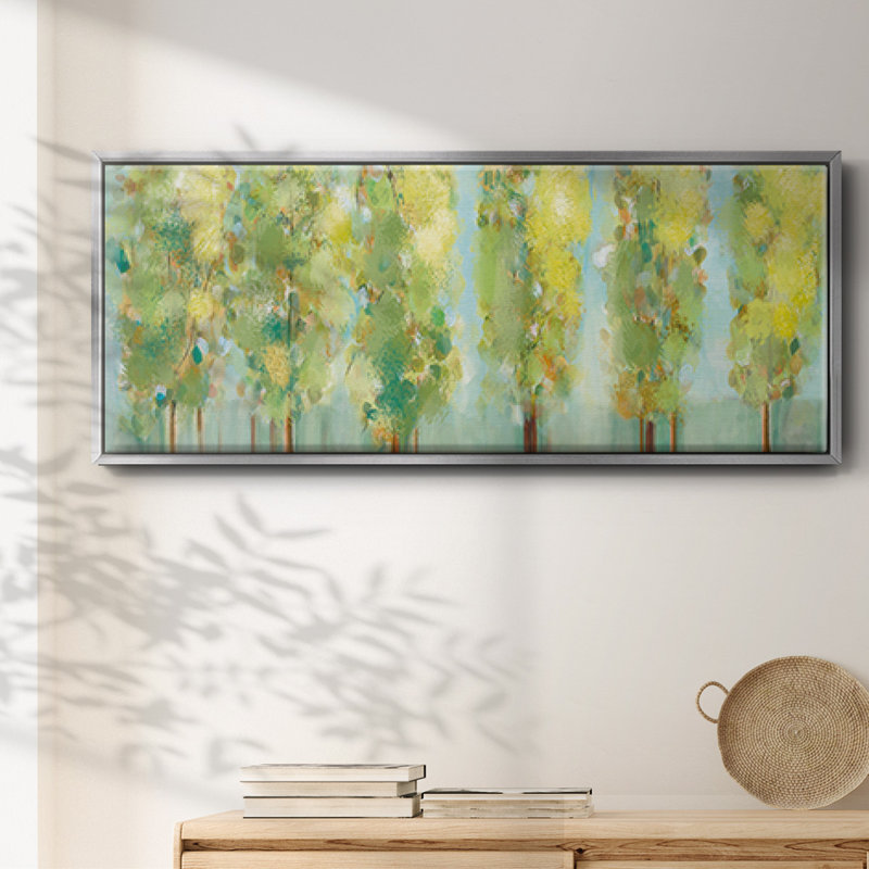 Turnwood- Framed Canvas, 20" H x 50" W
