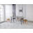 Extensible Table,DINING TABLE,OFFICE TABLE,COFFEE TABLE,Metal Leg,100/140/180X100x75cm