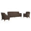 Ensemble de canapé et fauteuils capitonnés 3 pièces Hearthline pour petit espace-135317381