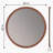 30-Inch Round Carved Wood Frame Wall Mirror-1510695506