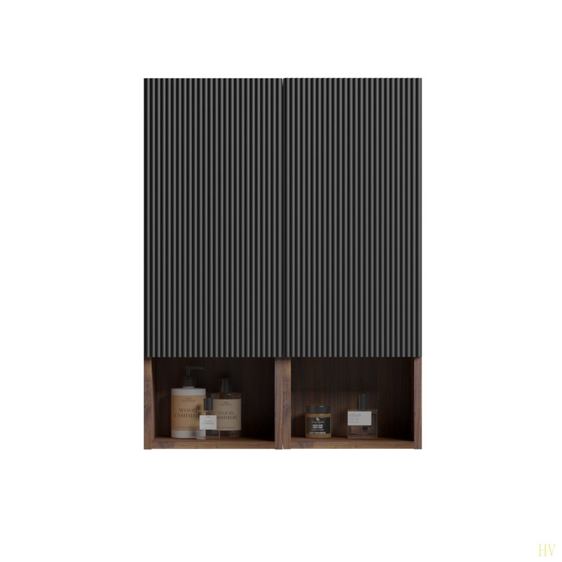 Bathroom Floating Side Cabinet, Wall-Mounted Storage Cabinet For Small Space, KD
