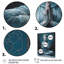 Spiritual Serenity Blue Goddess Meditation sur impression sur toile-471729641-471729655