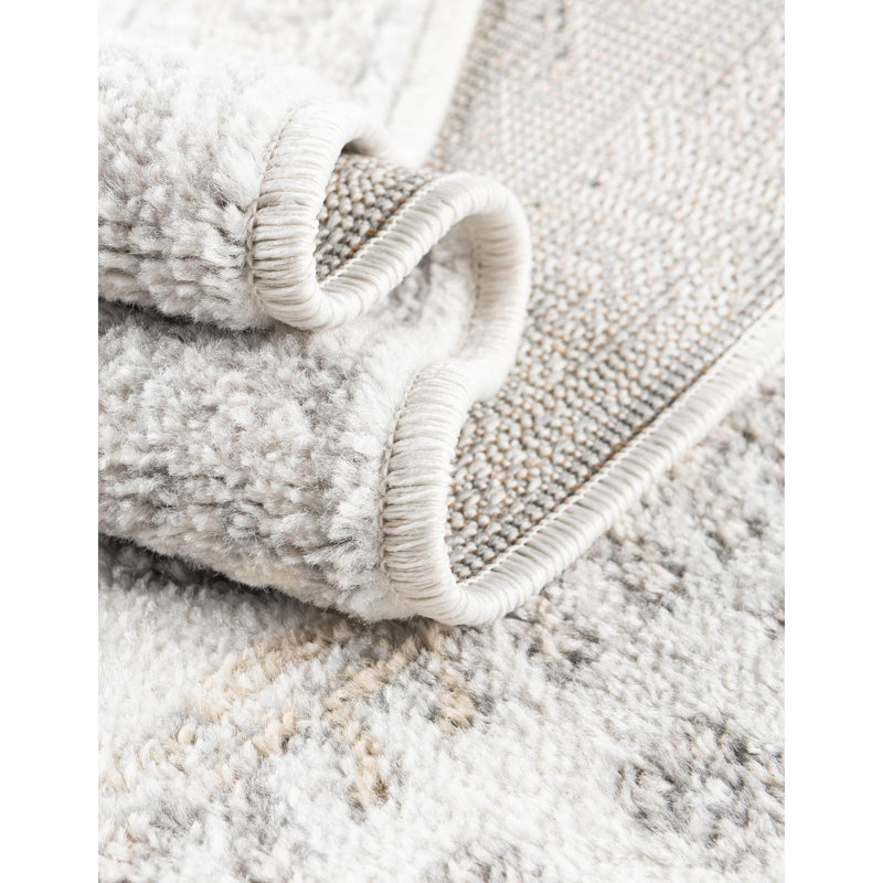 Tapis ivoire Edson, Ovale 6 pi 1 po x 9 pi