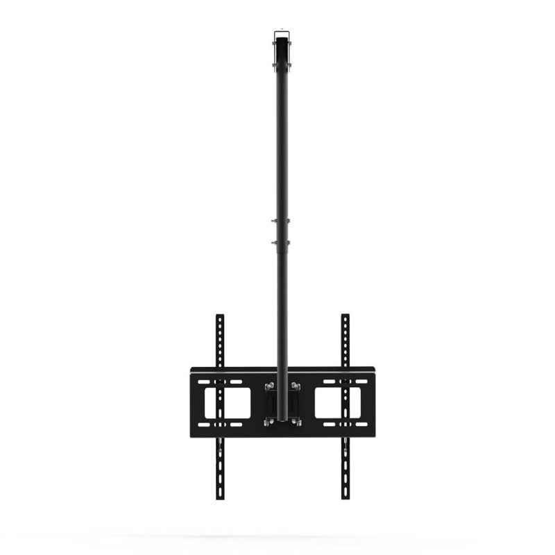Le support de plafond inclinable noir Winado pour écrans peut supporter jusqu'à 110 lb. lb