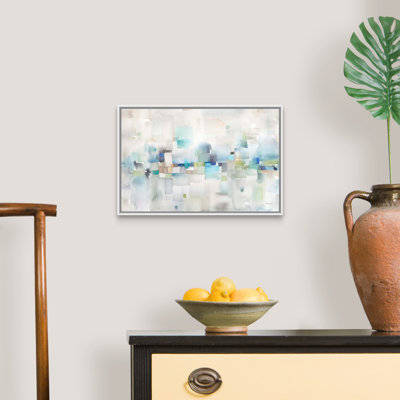 Cityscape Abstract by Cynthia Coulter - Painting Print on Canvas