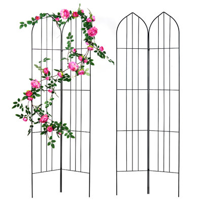 2 Pack Garden Trellis For Vines And Climbing Plants Outdoor 60"h X 18.9"w