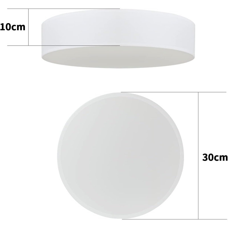 Linen Flush Mount