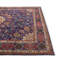 Tapis oriental rétro vintage mauve-bleu marine 10 x 13
