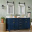 Miroir de salle de bain Farmhouse, miroir mural en bois rustique avec cadre mural 31 "x 31"-1089294282-1089294280