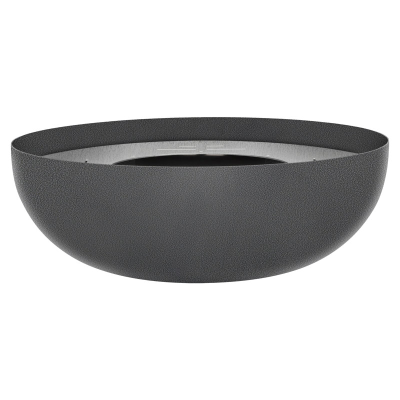 Bol à feu seul Eclipse en aluminium de 32 pouces, Gaz naturel, Noir