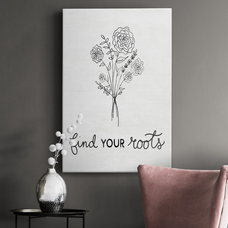 «Find Your Roots S Croquis», reproduction de dessin sur toile tendue