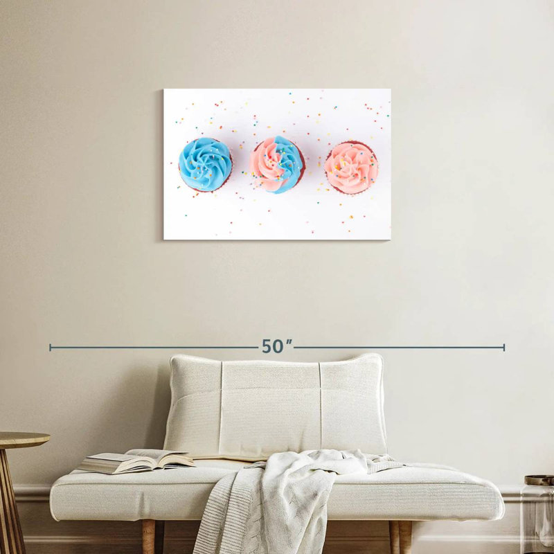 Yarlin Delicious Cupcakes, 20" H x 30" W